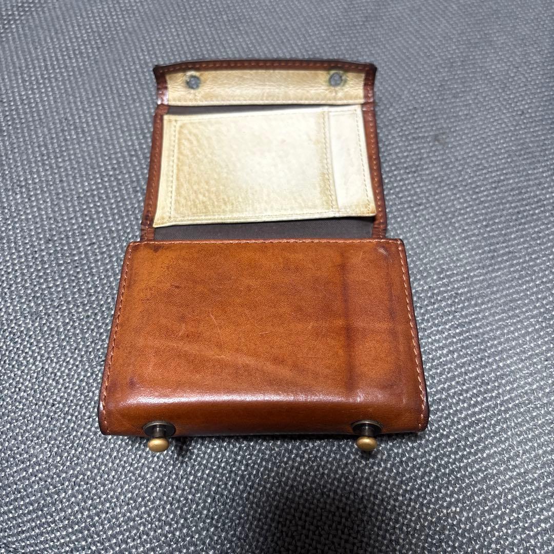 m＋ エムピウ ミッレフォリエ コニャック財布