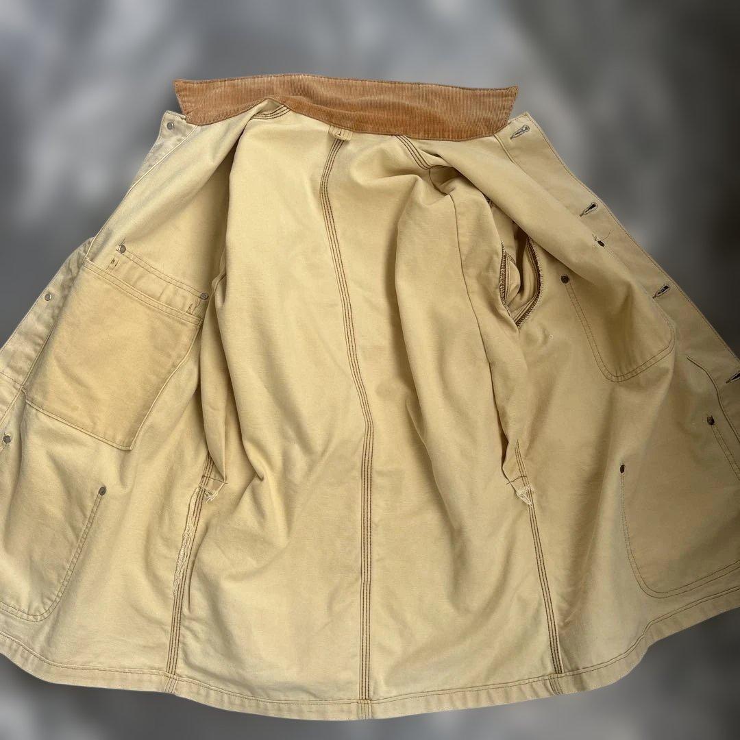 USA製　カーハート　裏地無し　チョアコート　カバーオール　デトロイトジャケット