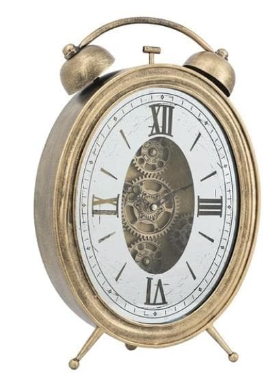 置時計 ゴールド アンティーク イタリアン 振り子 歯車 85610CK