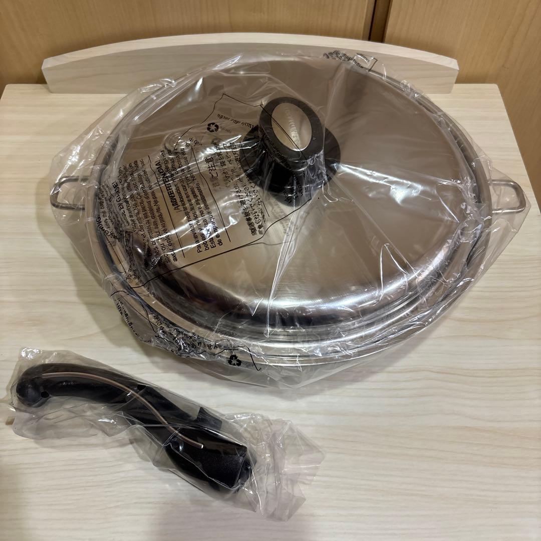 ganguroko❣️新品サラダマスター鍋　スキレットM ハンドル2個付