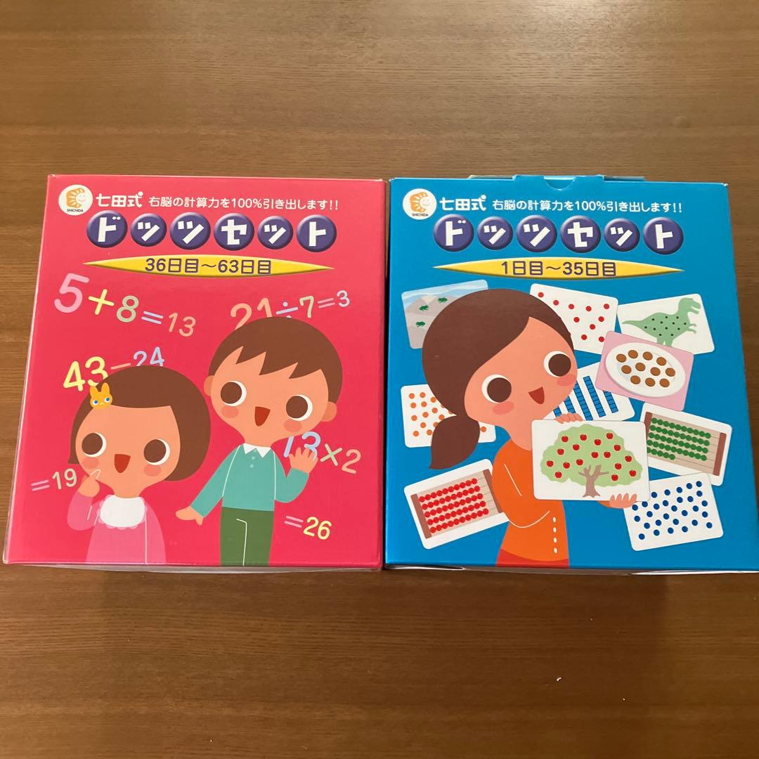 七田式　ドッツカード　説明書・DVD付き