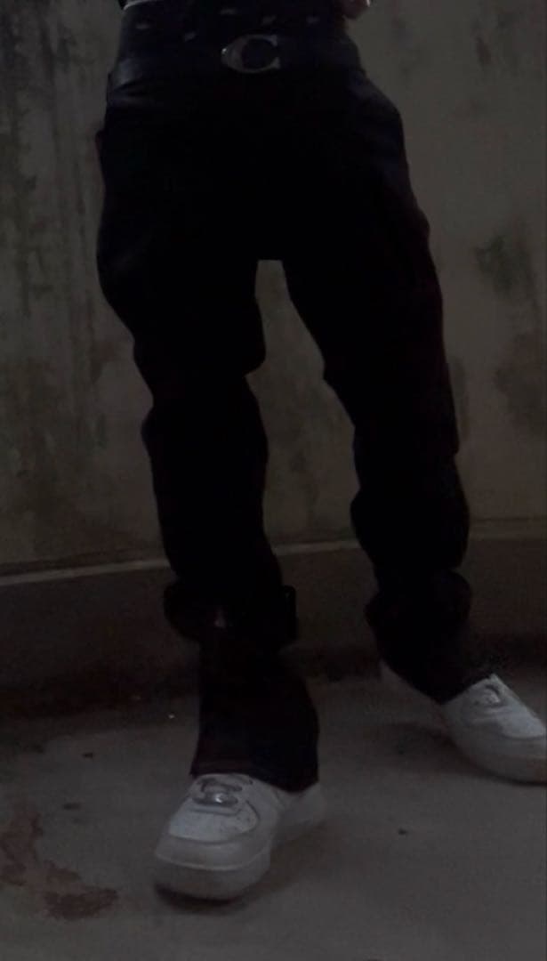 flexwitme フレアパンツ　ジップ付き