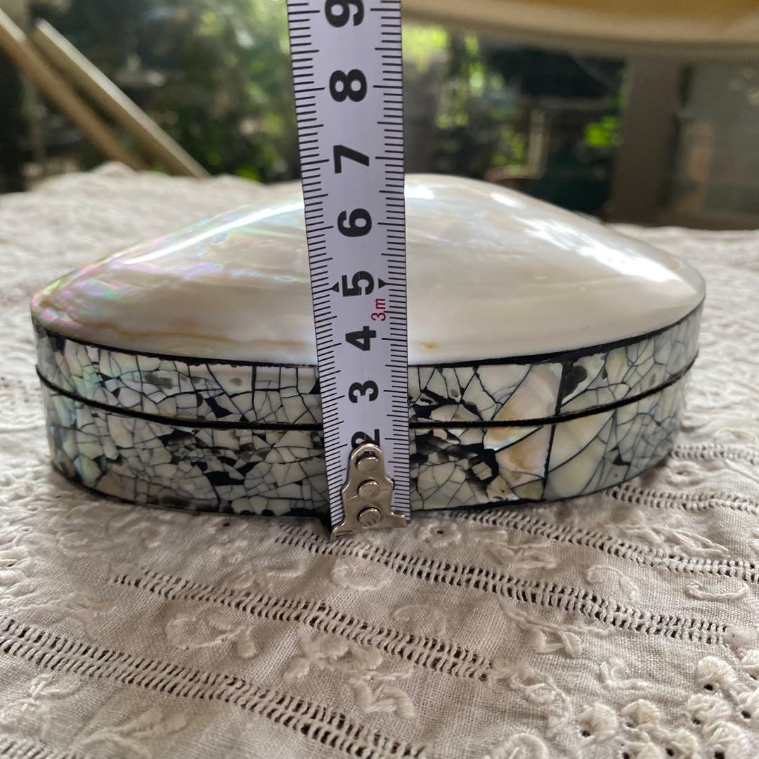 レア　螺鈿　宝石箱　小物入れ　置物　飾り物　綺麗　貝殻　キラキラ