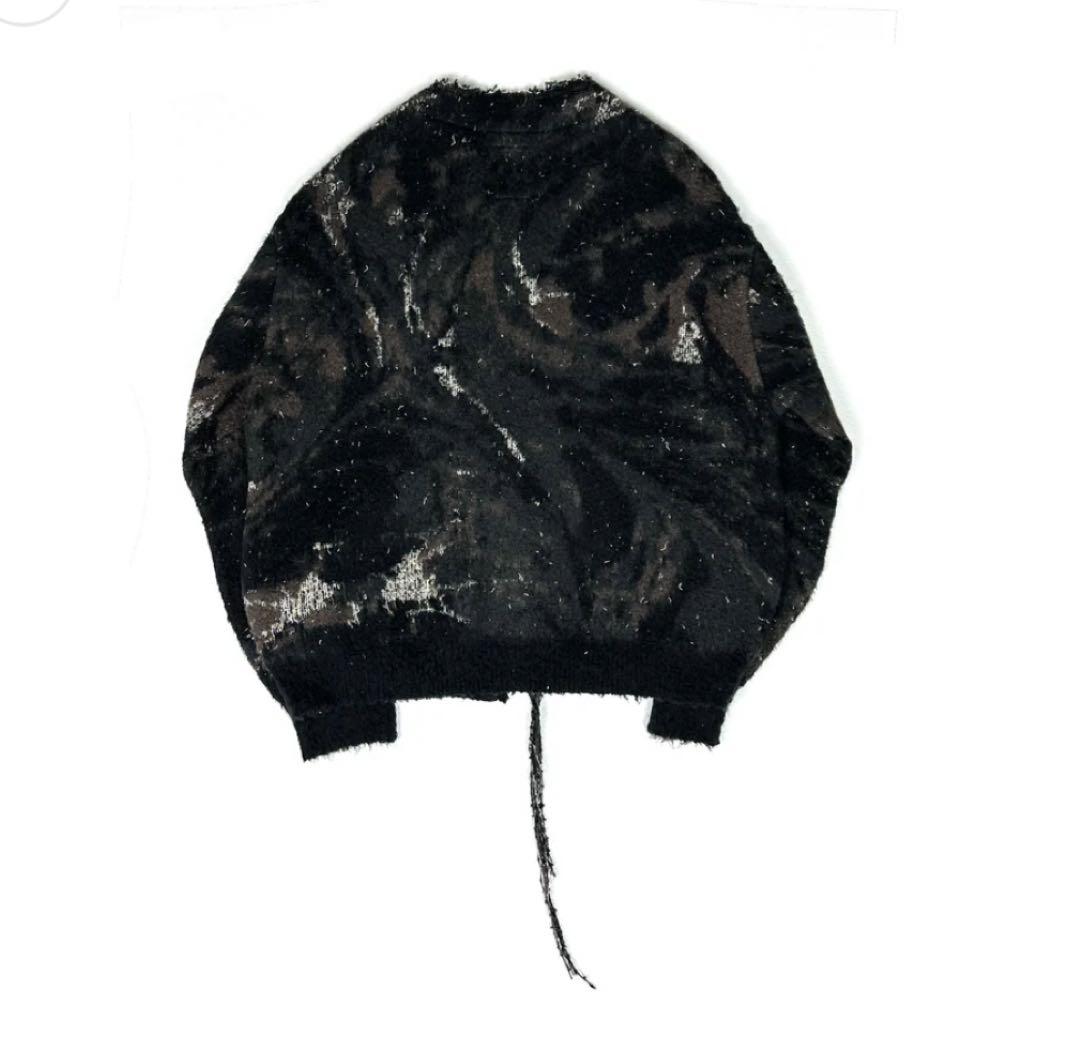 トップス FACCIES Marble pt shaggy cardigan MUZE