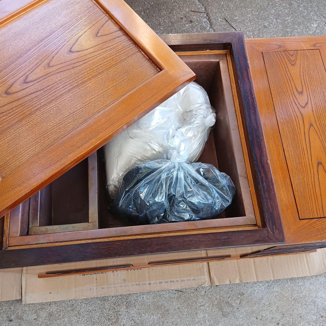 レトロ⭐️無垢材天然木高級囲炉裏いろり⭐️