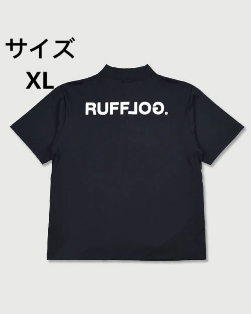 RUFFLOG HALF ZIP MOCK NECK SHIRT サイズXL