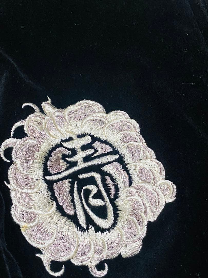 刺青 USA script２面用 別珍 蛇龍 日本スカジャン vintage