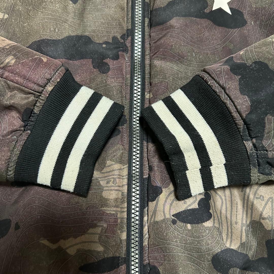 【40周年記念モデル】アヴィレックス　MA-1 カモフラ　刺繍　バックロゴ　XL