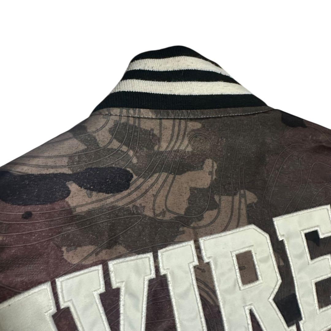 【40周年記念モデル】アヴィレックス　MA-1 カモフラ　刺繍　バックロゴ　XL