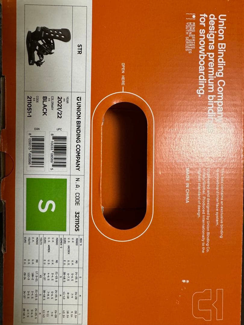 UNION BINDING COMPANY STR S ブラック