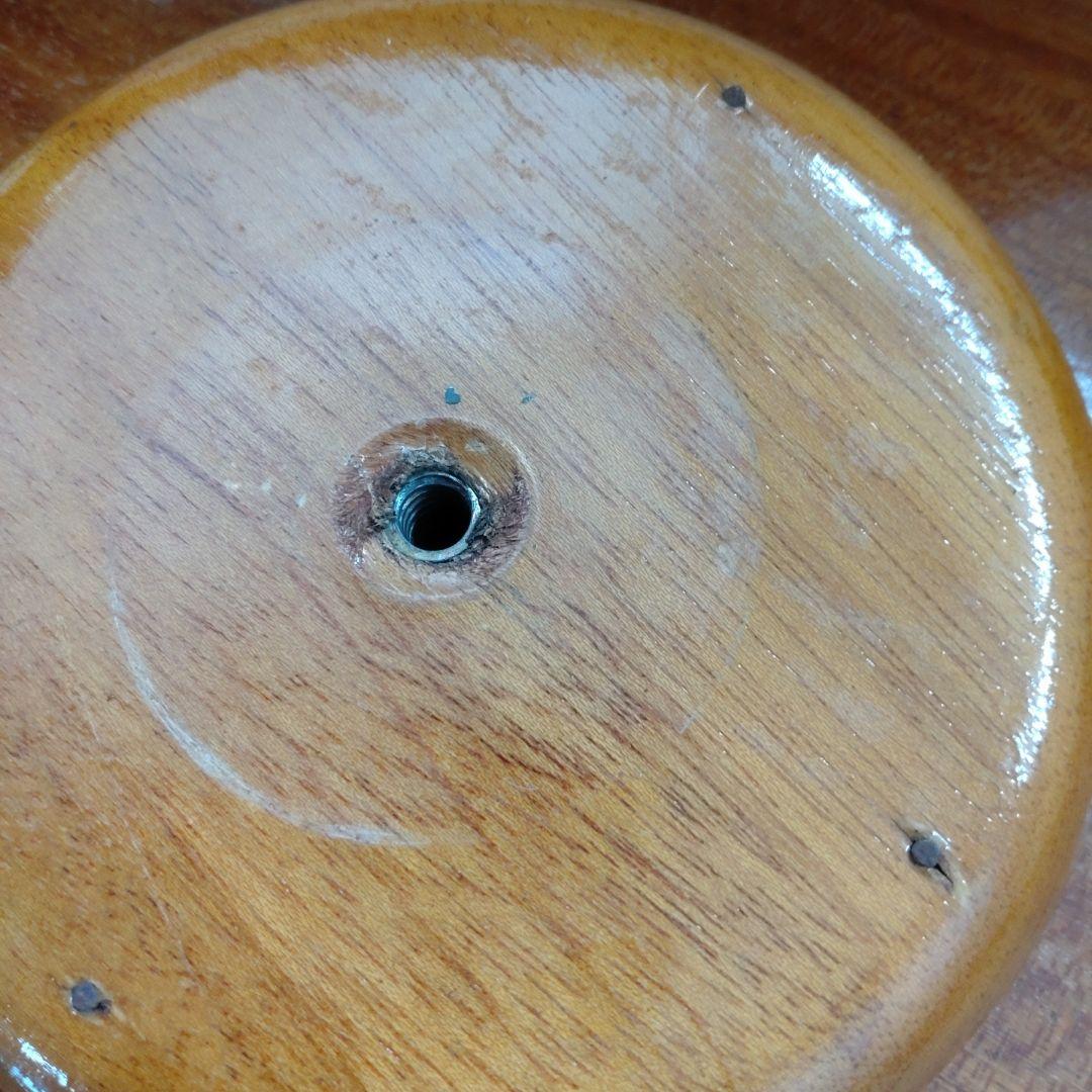 アンティーク 八角形 木製 テーブル 花模様の象嵌　カフェテーブル