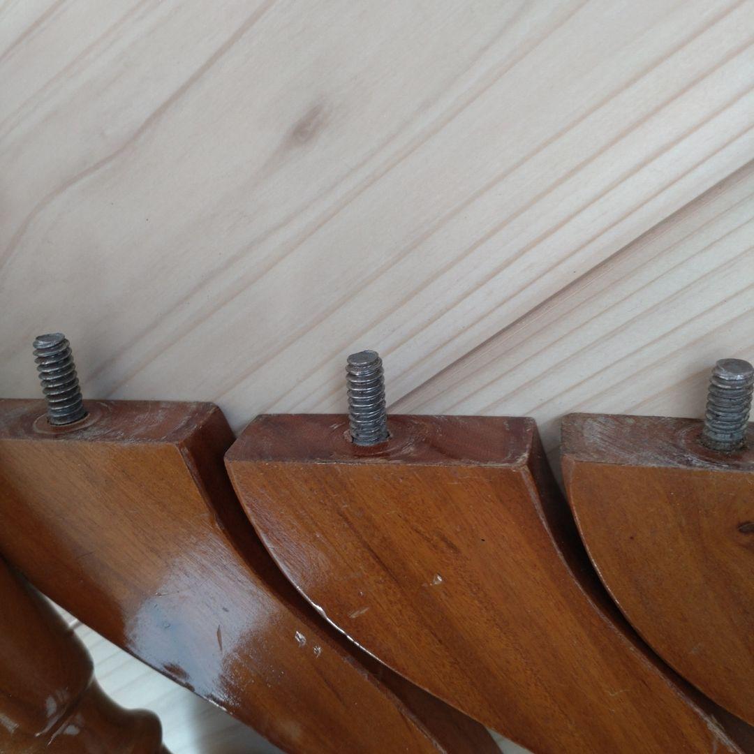 アンティーク 八角形 木製 テーブル 花模様の象嵌　カフェテーブル