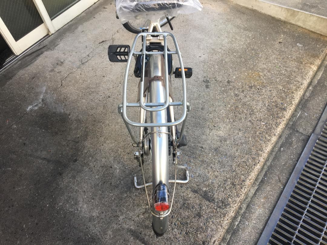 地域限定送料無料　ビビ　L　12AH　軽量モデル　シルバー　神戸市　電動自転車