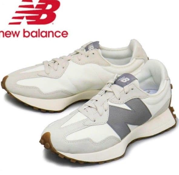 【人気カラー】ニューバランス U327 ホワイト×グレー
