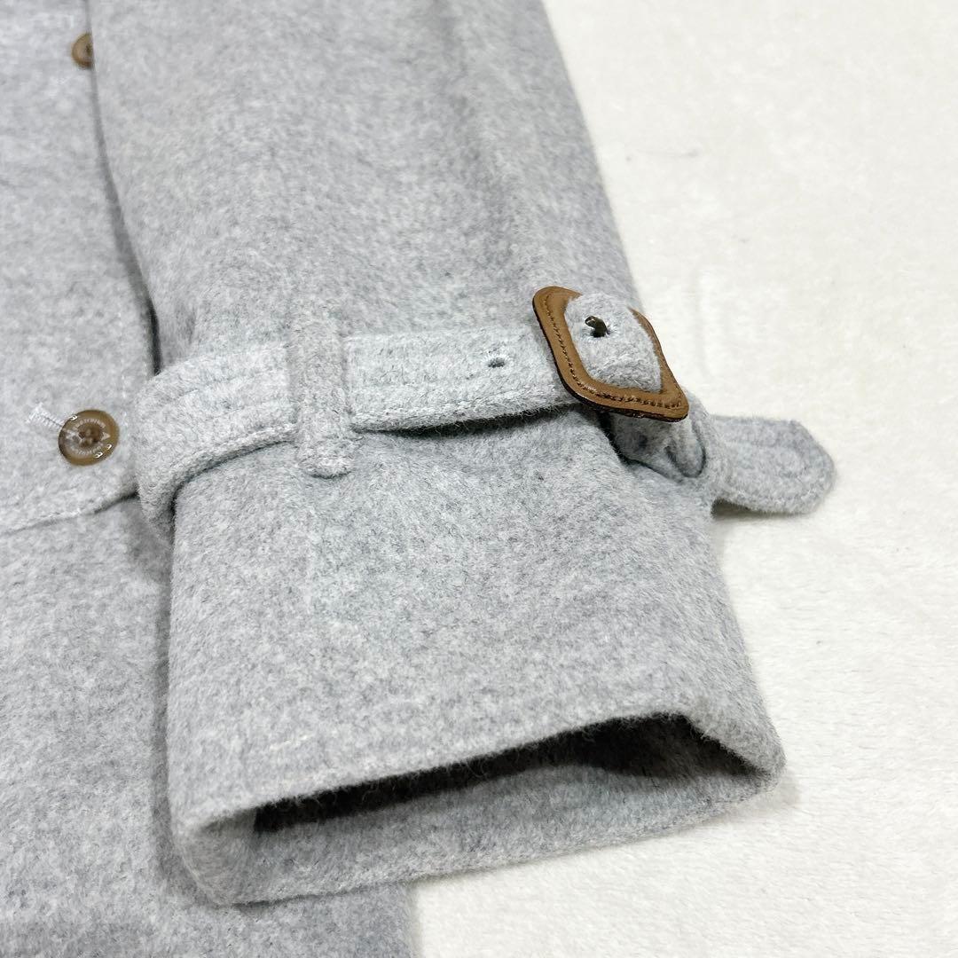 ほぼ未使用✨　アクアスキュータム　トレンチコート　アンゴラ　ウール　38 グレー