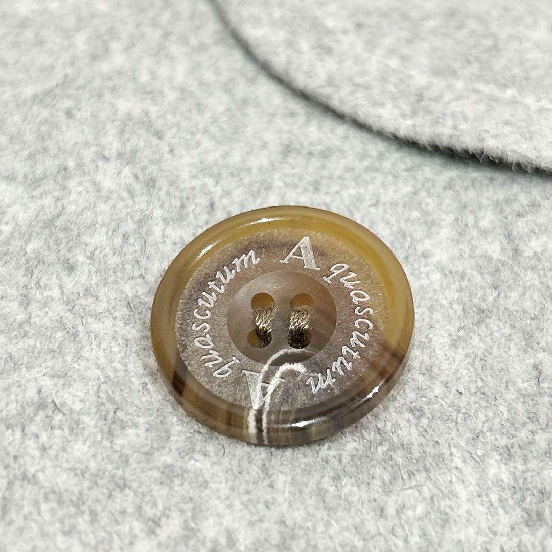 ほぼ未使用✨　アクアスキュータム　トレンチコート　アンゴラ　ウール　38 グレー