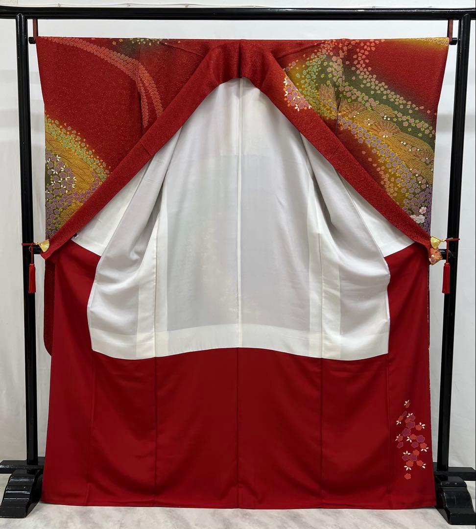 振り袖　フルセット　成人式　金彩加工　金通し　ガード加工　長襦袢付　朧　688