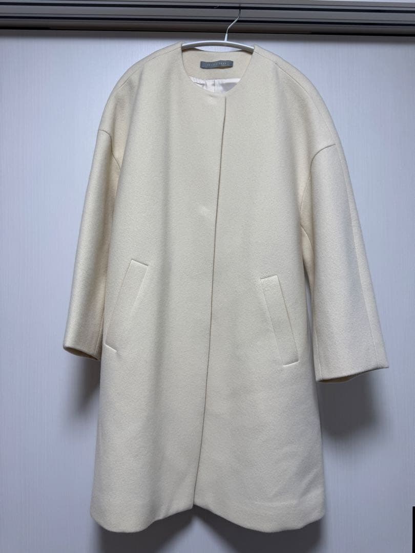 theory luxe アイボリー ロングコート