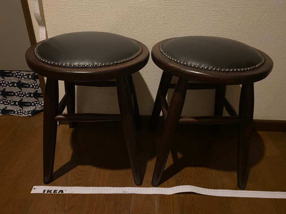 丸椅子ビス打ちスツール 2脚セット秋葉原直接渡し