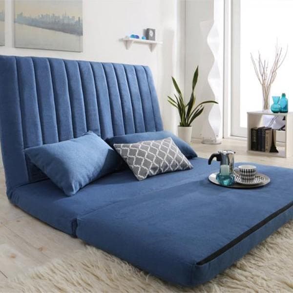 大人気！！3WAYで使えるソファ【ソファ　カウチ　ベッド】【ブラウン】 3