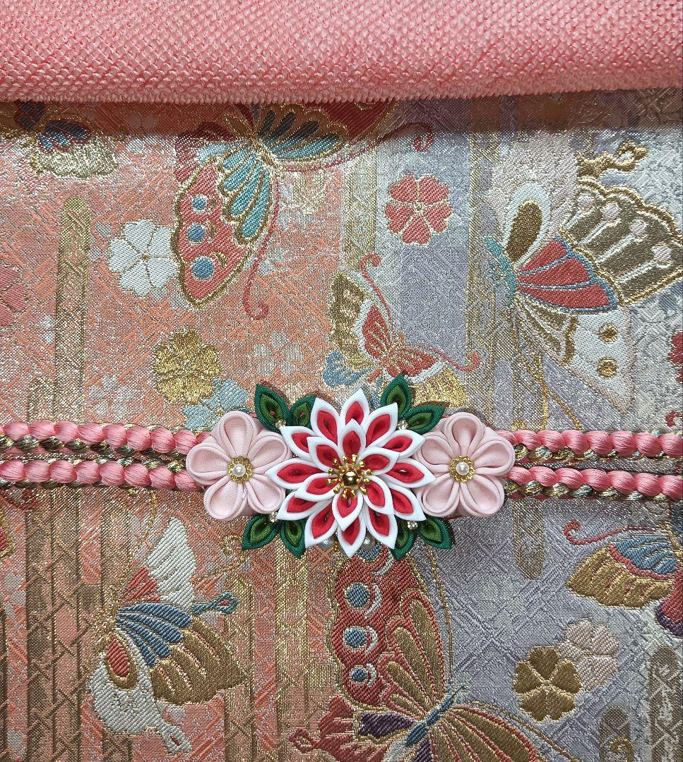 振袖フルセット　未着用　現代柄　深い赤　花づくし　極美品　丈165 裄67