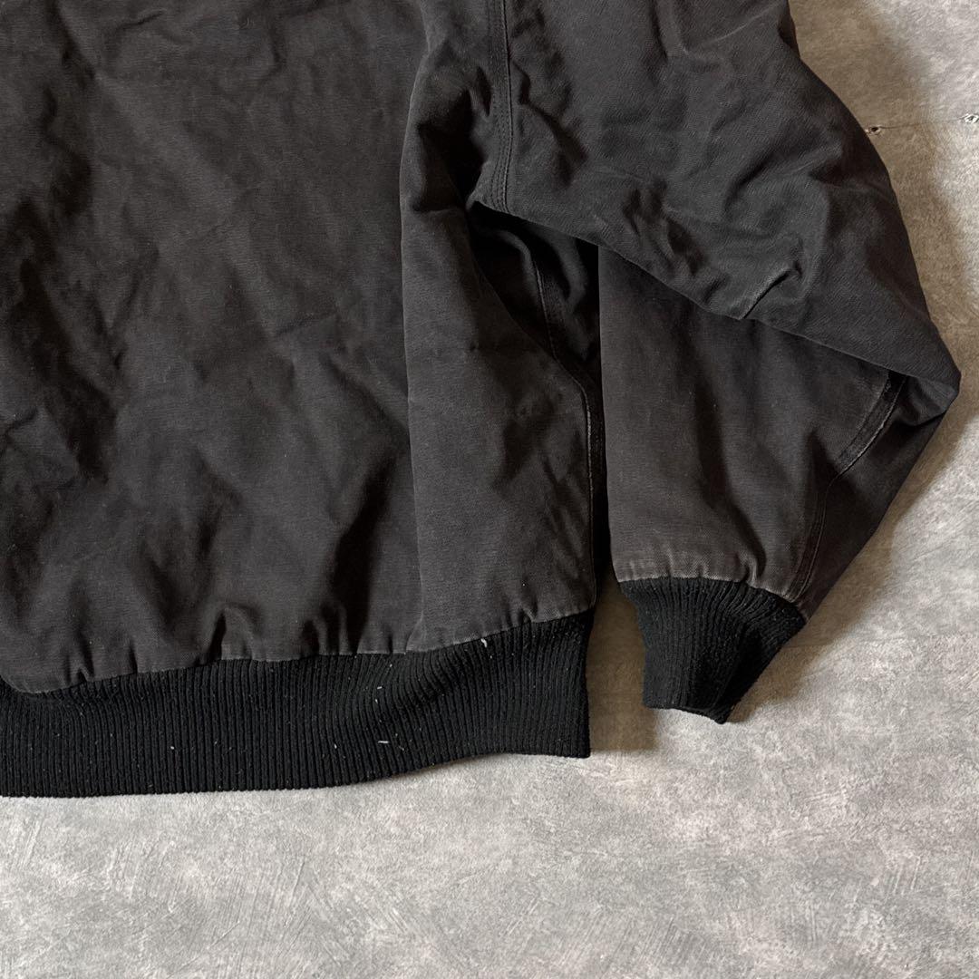 s*r様 Walls ワークジャケット L ブラック 裏ボア ダック地 フルジッ
