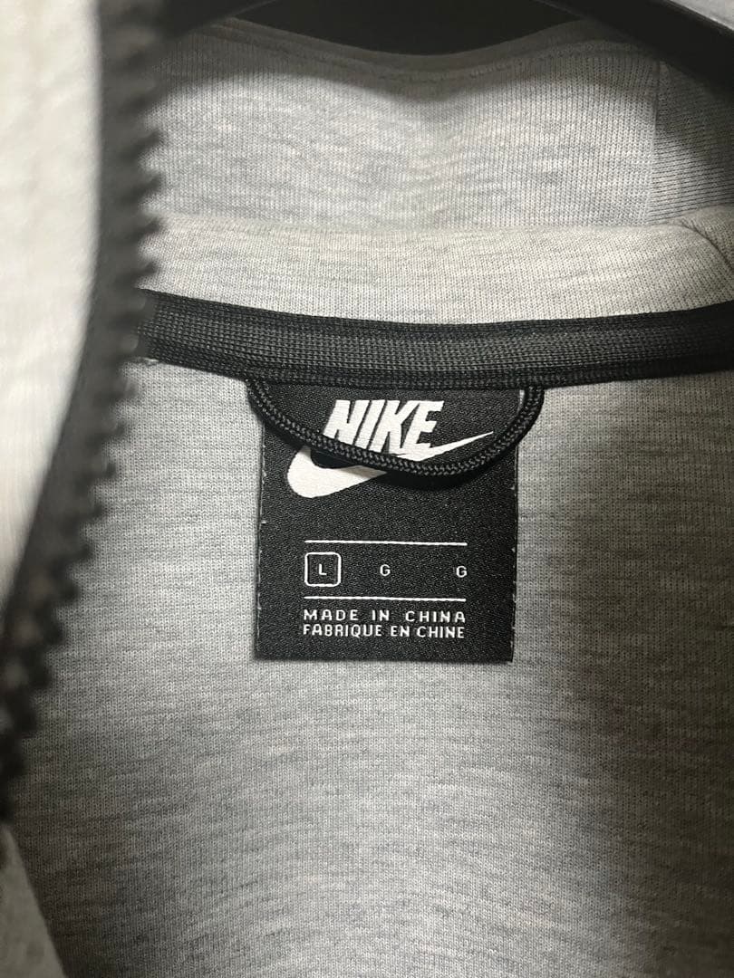 NIKE テックフリース　廃盤　グレー　ナイキ　UK drill パーカー