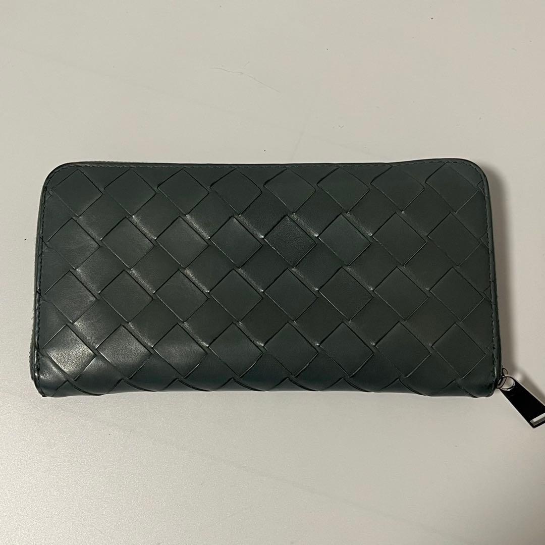 BOTTEGAVENETA マキシイントレチャート　長財布　ラウンドジップ