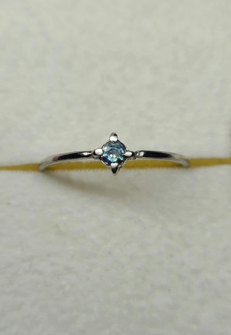 美しいカラーチェンジ!!!★ブラジルアレキサンドライトPt900リング★