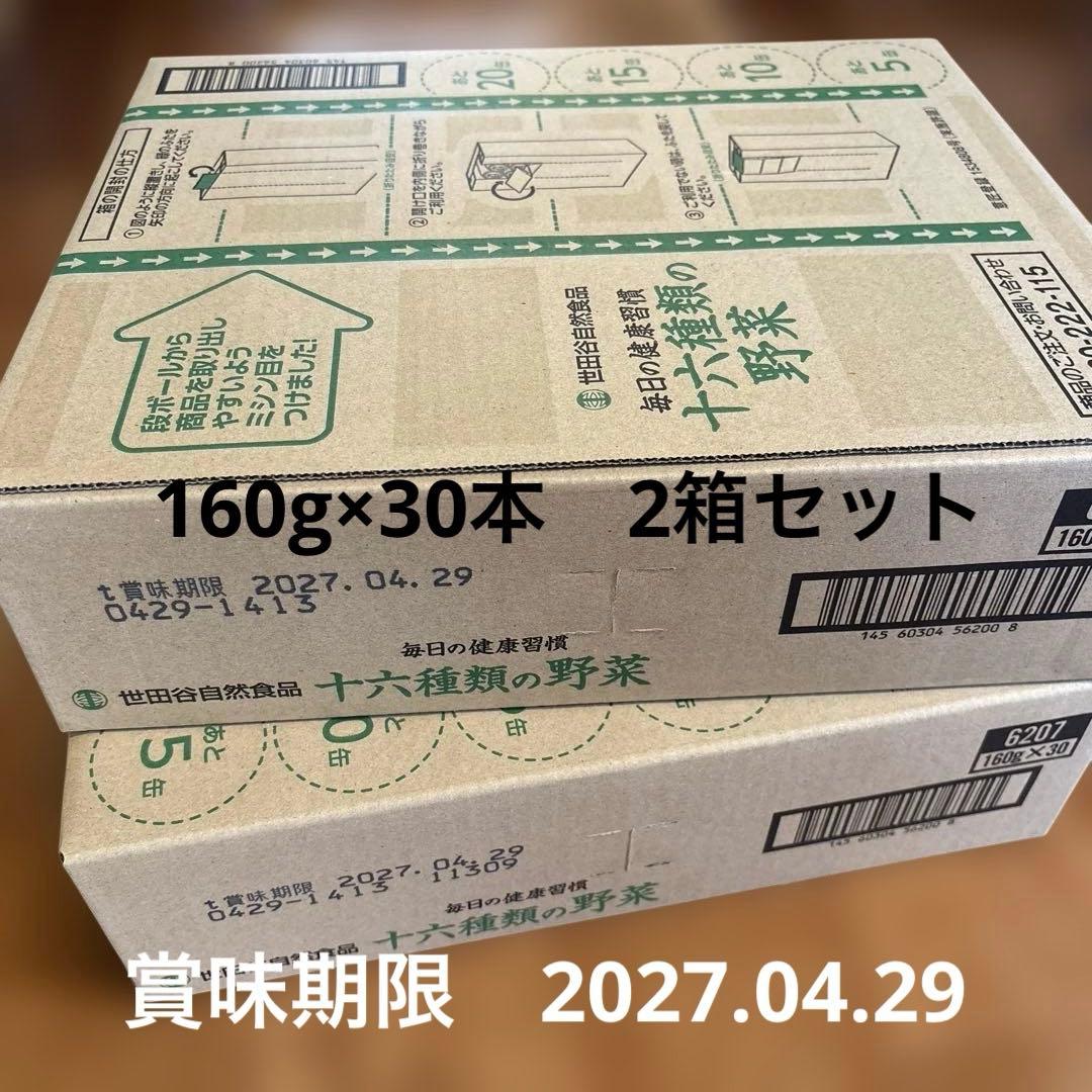 【25.6.15到着品】世田谷自然食品　16種類の野菜　2箱セット