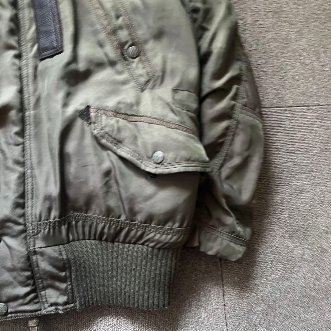 y2k ノームコア g.o.a bore flight jacket