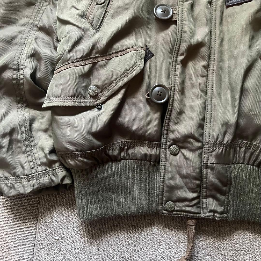 y2k ノームコア g.o.a bore flight jacket