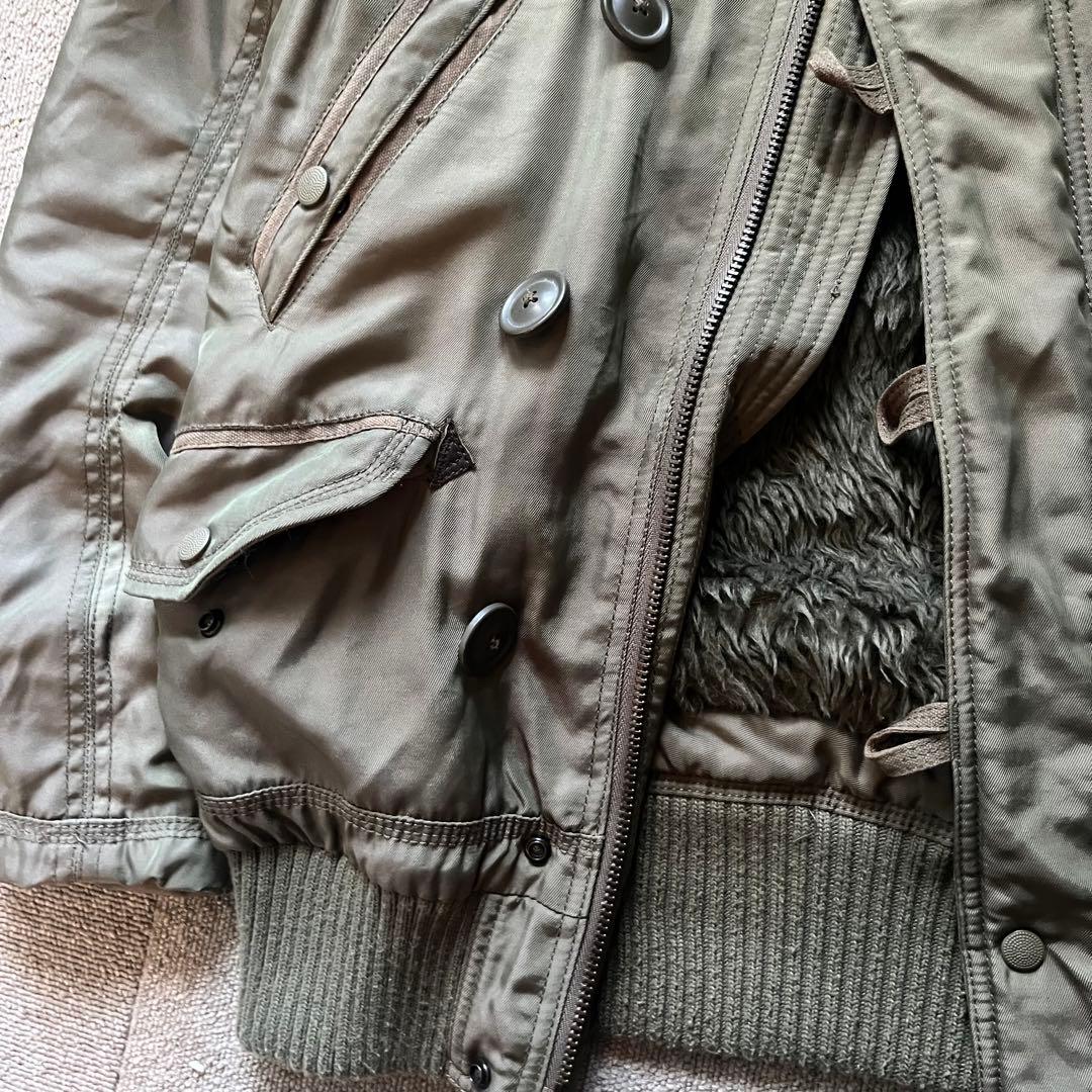 y2k ノームコア g.o.a bore flight jacket