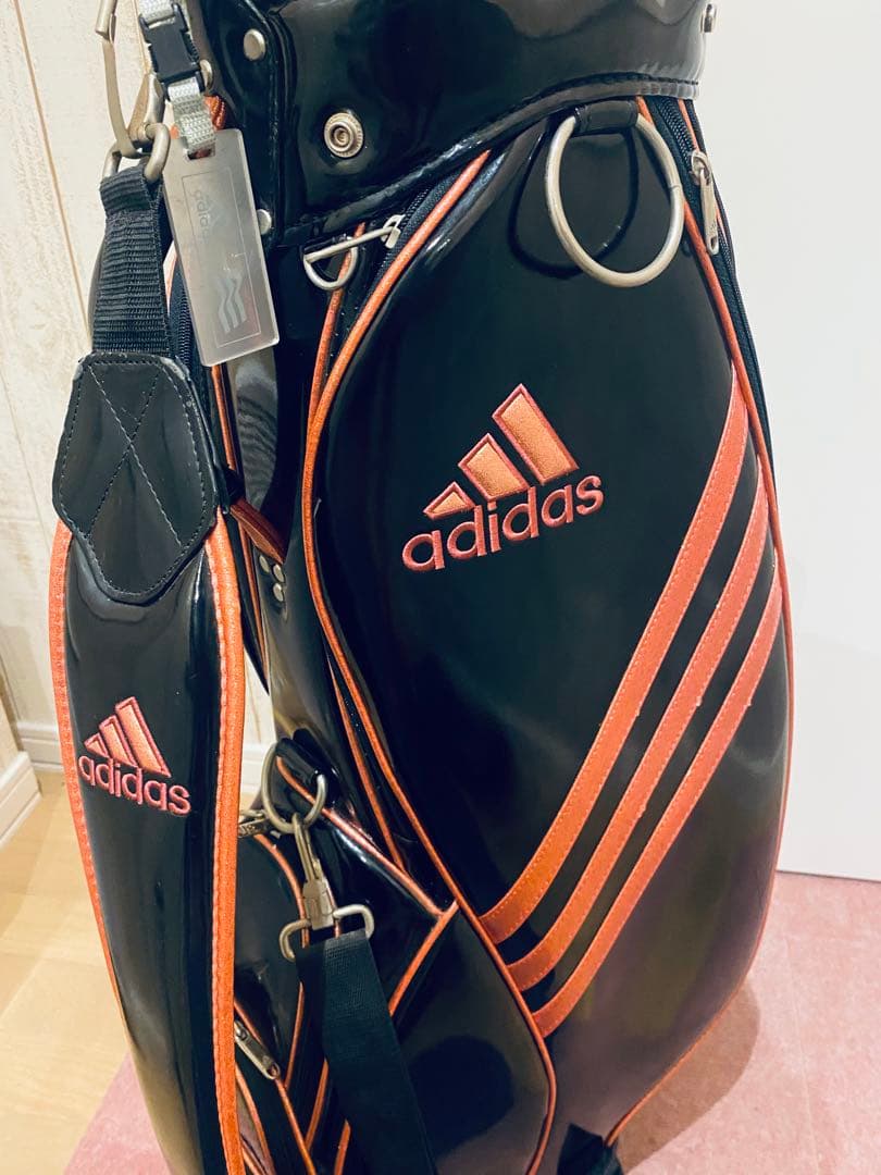 adidas キャディバッグ ブラック ピンク レディース ゴルフ アディダス