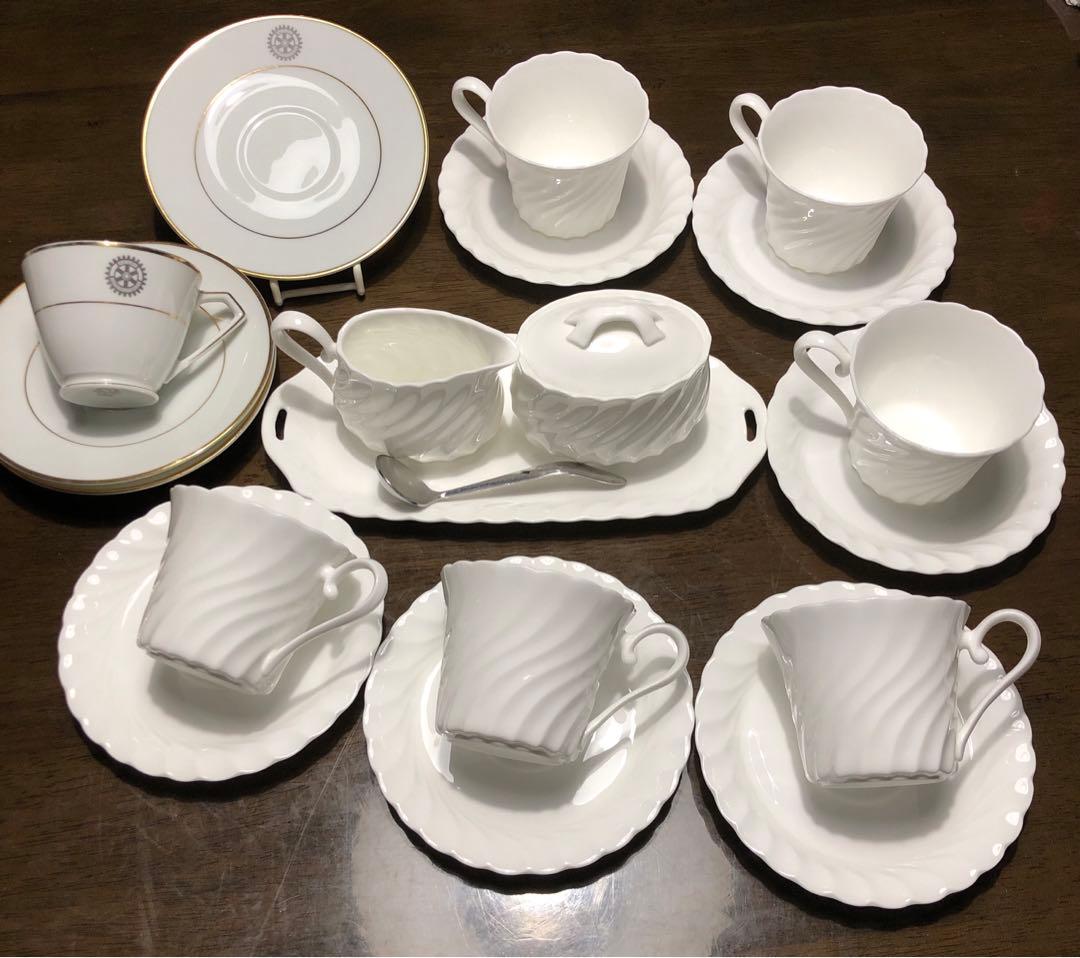 未使用　NIKKOボーンチャイナ　15点セット　➕　おまけ(ノリタケカップ他)