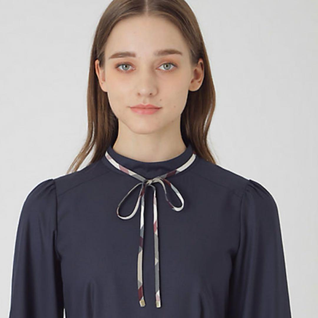 【新品未使用】【ブルーレーベルクレストブリッジ】マイクロスパンポプリンドレス