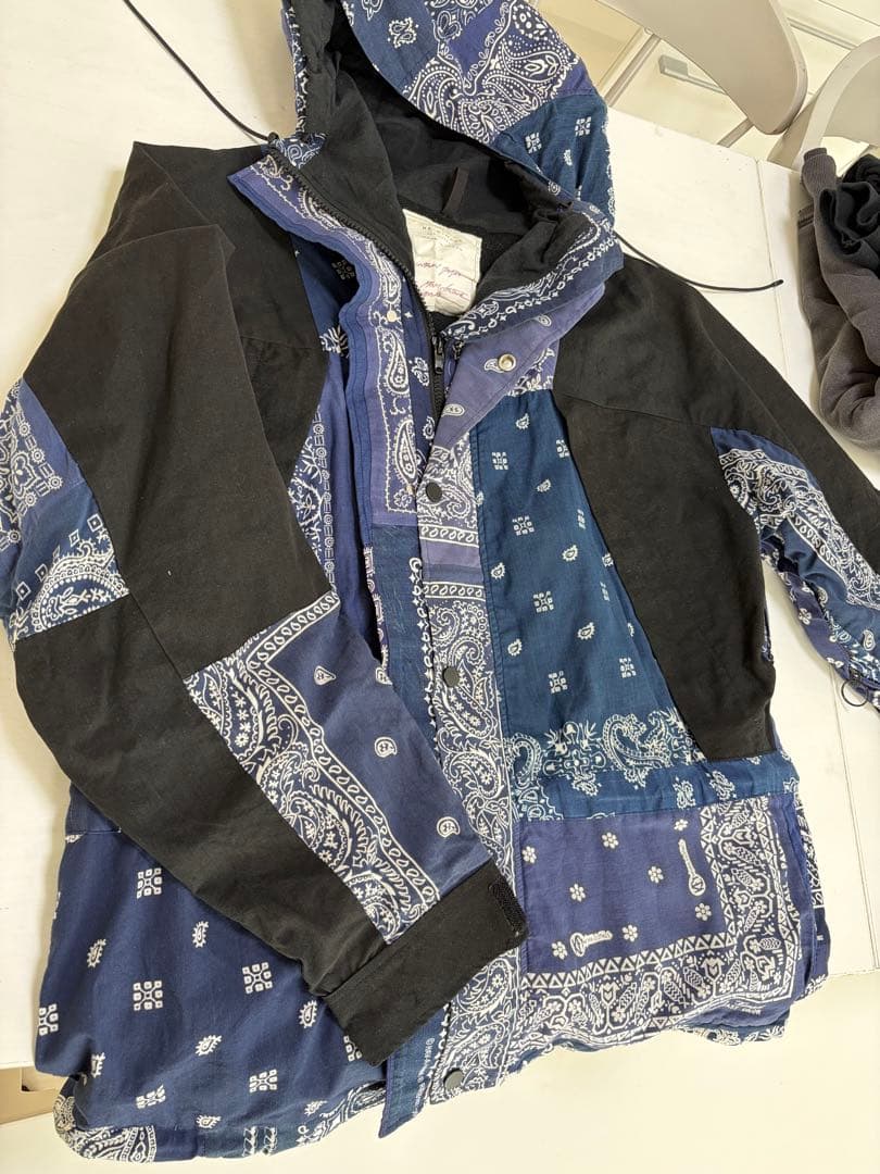 ［最安］readymade マウンテンパーカー　ペイズリー　サイズ1