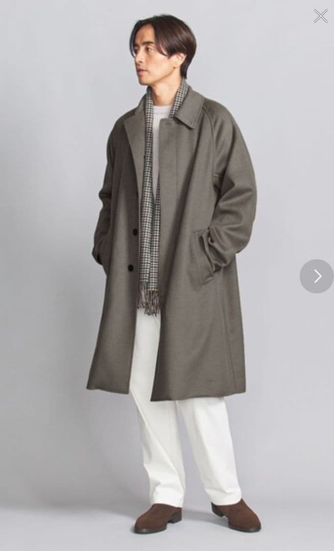 BEAUTY&YOUTH ショートビーバー リバーメルトン バルカラー コート