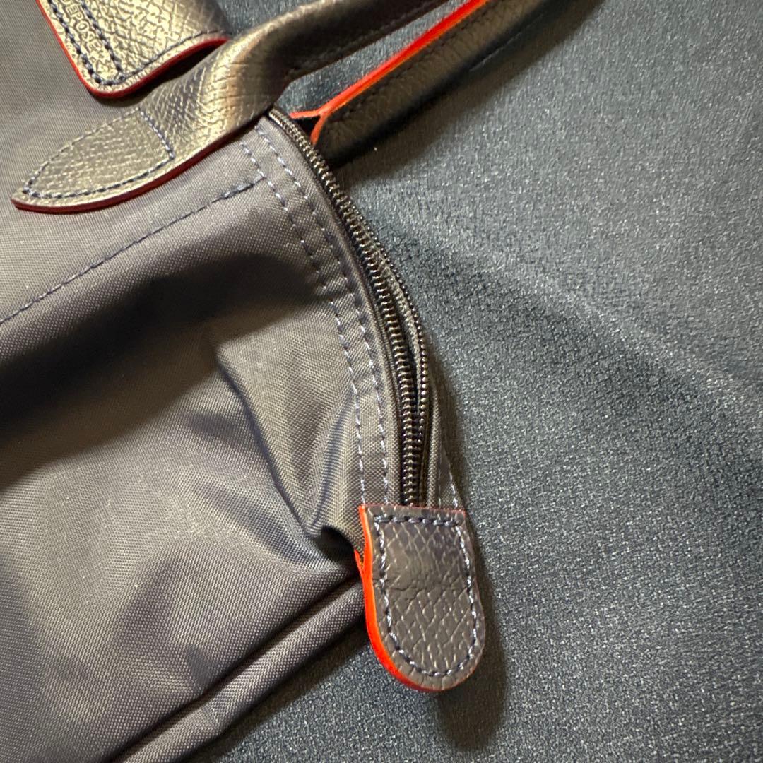 Longchamp トートバッグ ネイビー　M ルプリアージュ