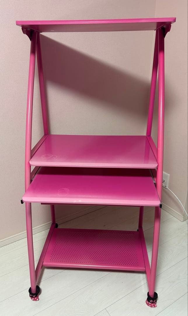 ゲーミングテーブル ピンク