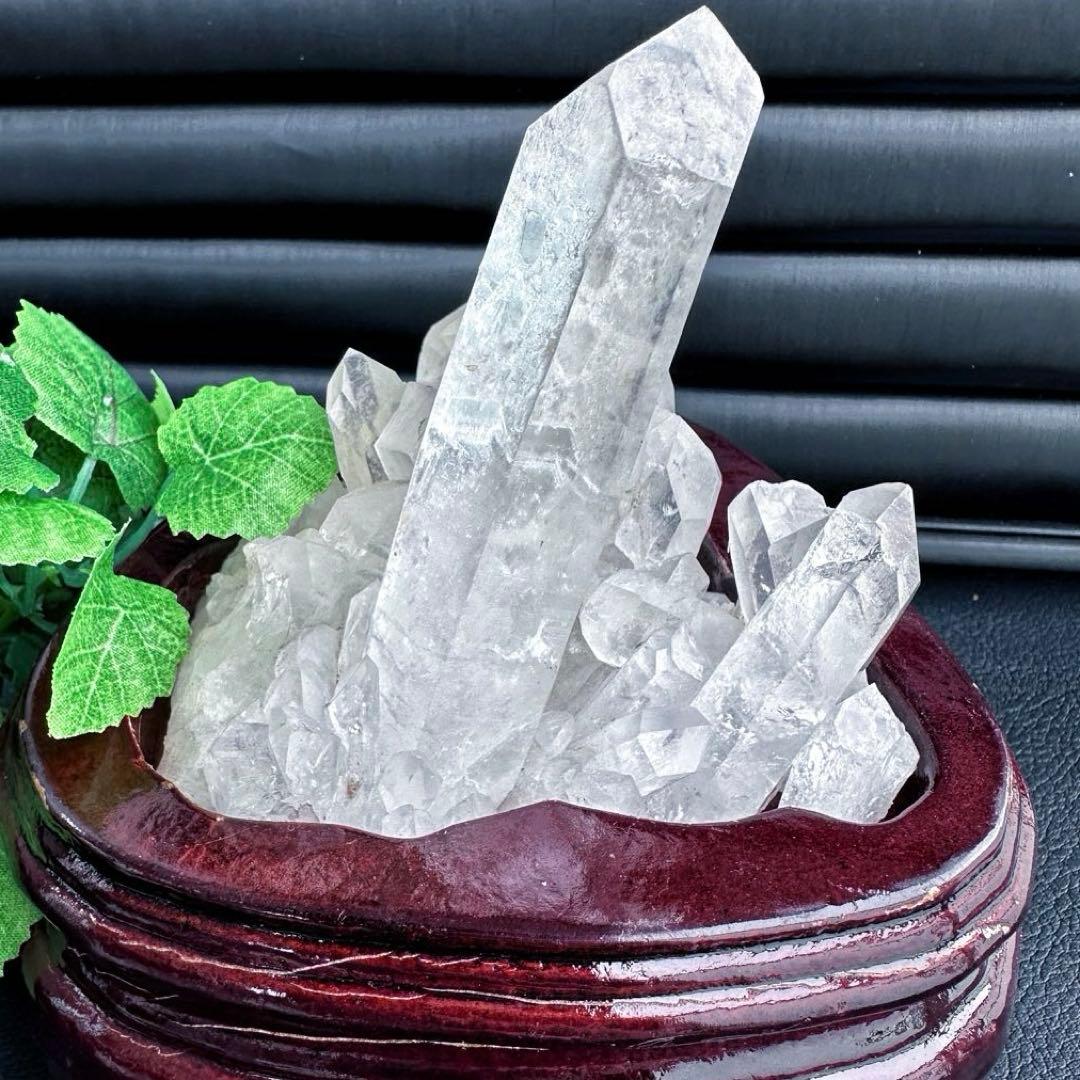 爆レア❗️浄化❗️レインボー☆超強いパワー ヒマラヤ クラスター 天然石A1352