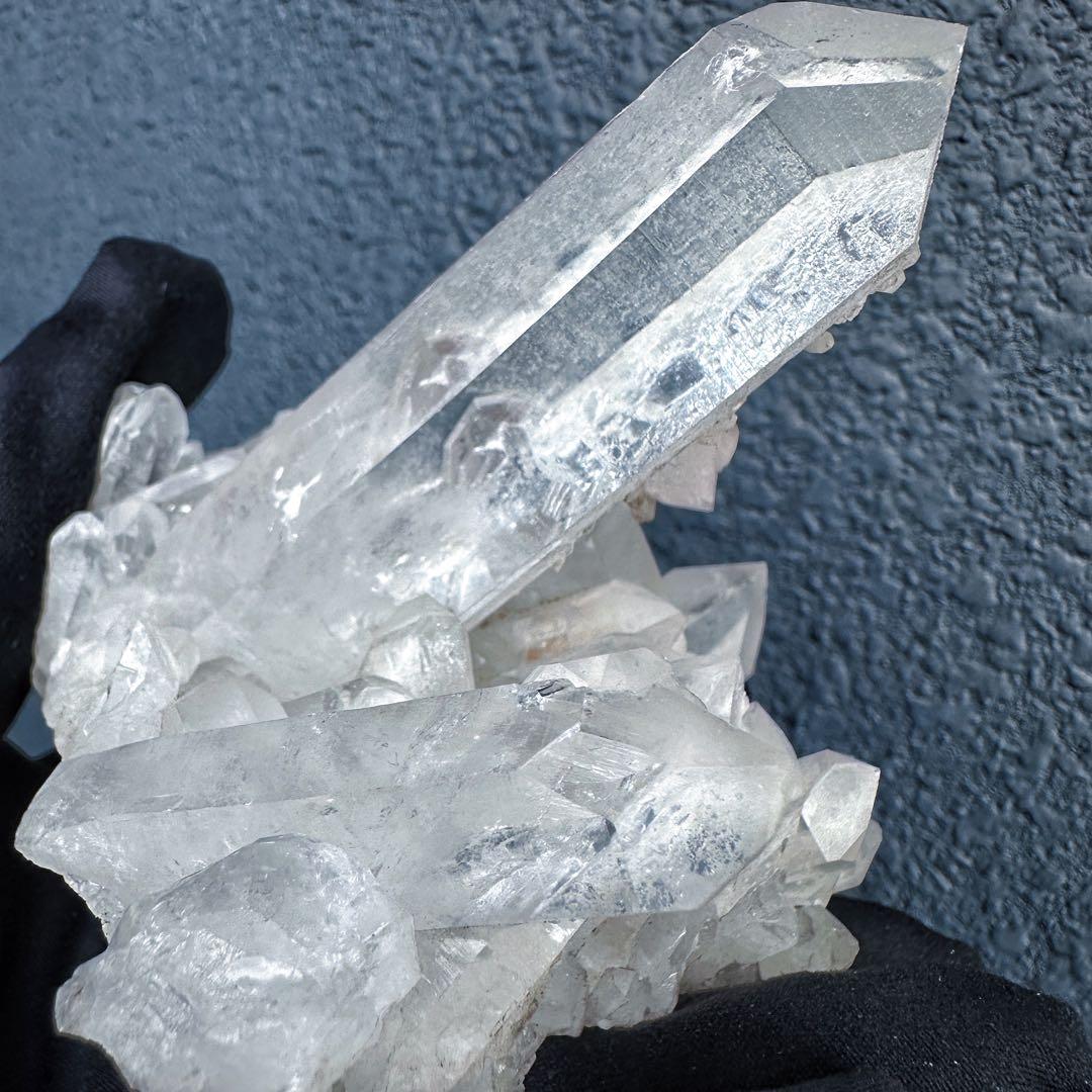 爆レア❗️浄化❗️レインボー☆超強いパワー ヒマラヤ クラスター 天然石A1352