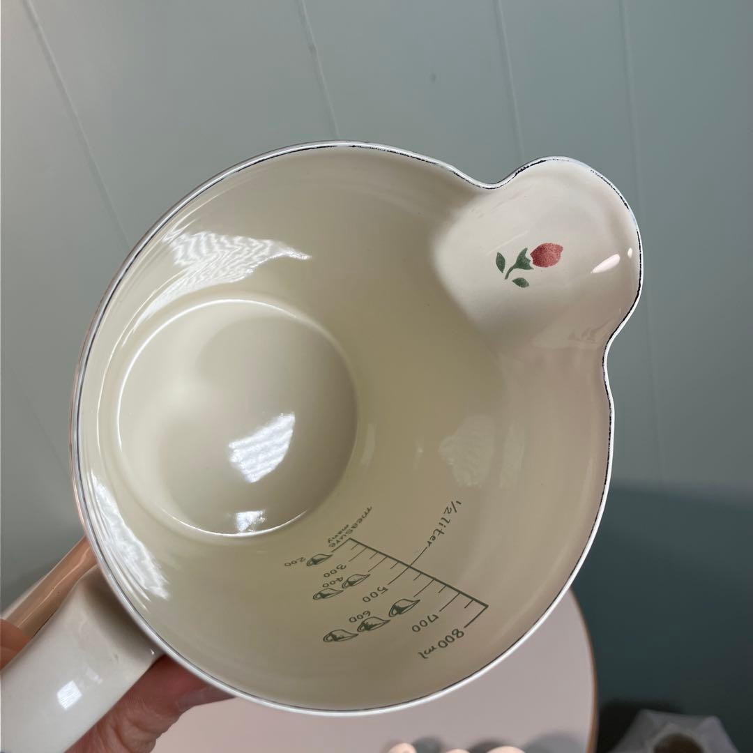 【希少✨】マニーローズ　計量カップ2個&計量スプーン　セット♪ ホーロー製