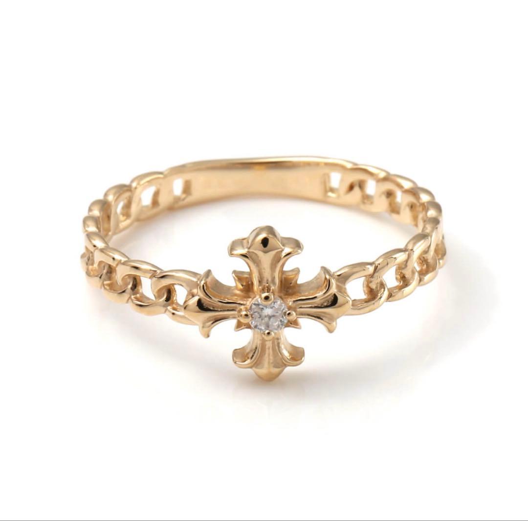 AVALANCHE 10Kゴールド クロスリング 箱付き