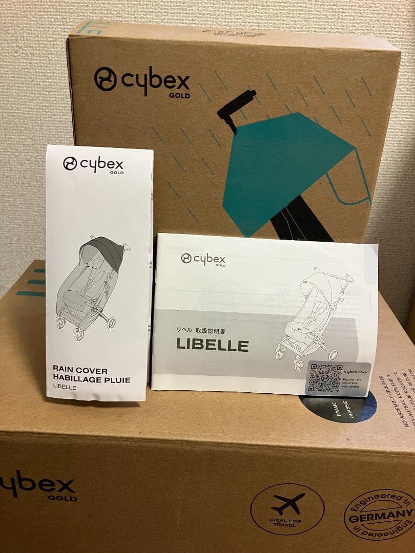 【2024年モデル】Cybex LIBELLE レインカバー/取扱説明書付き