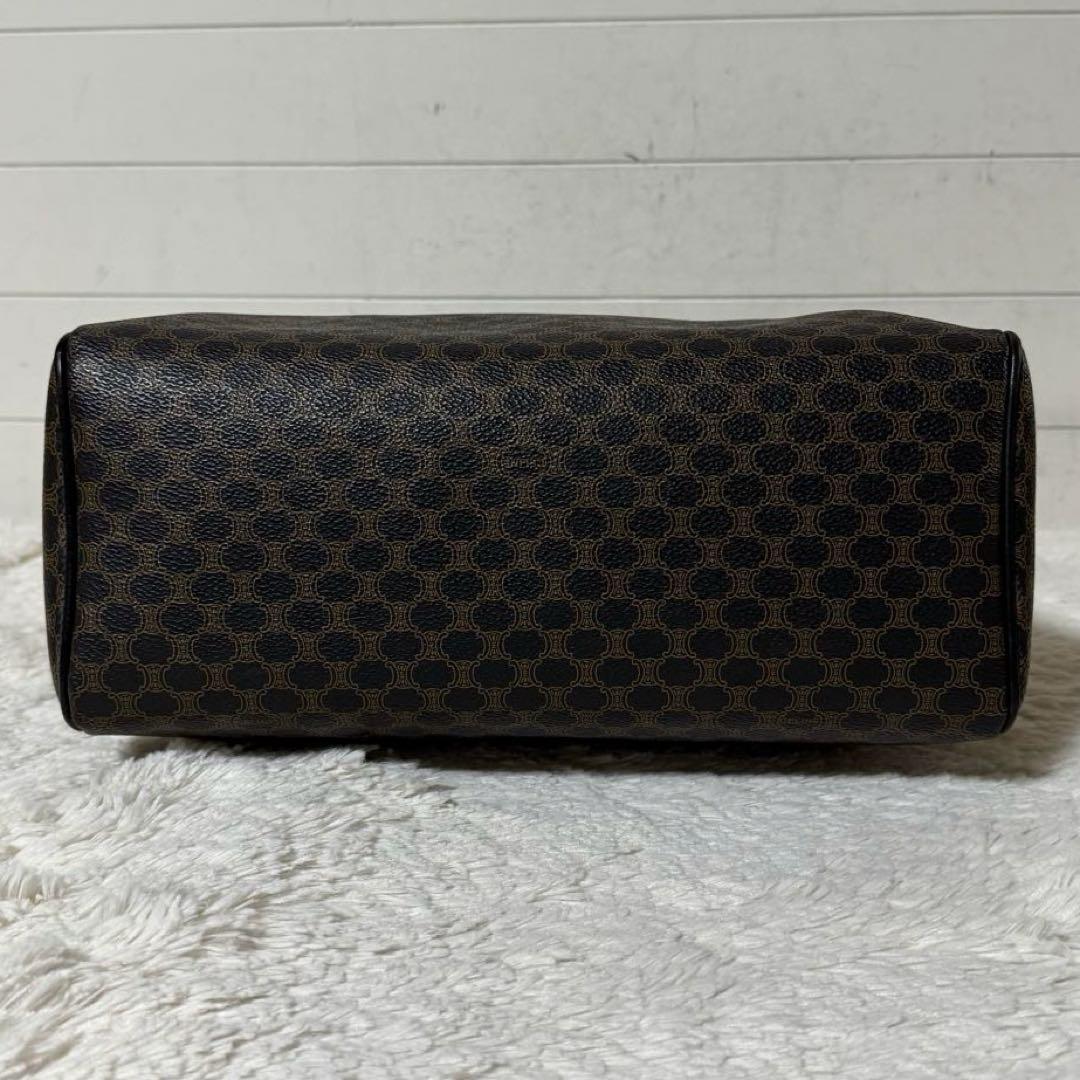 ⭐️極美品⭐️　CELINE　マカダム　ミニボストンバッグ　PVCレザー