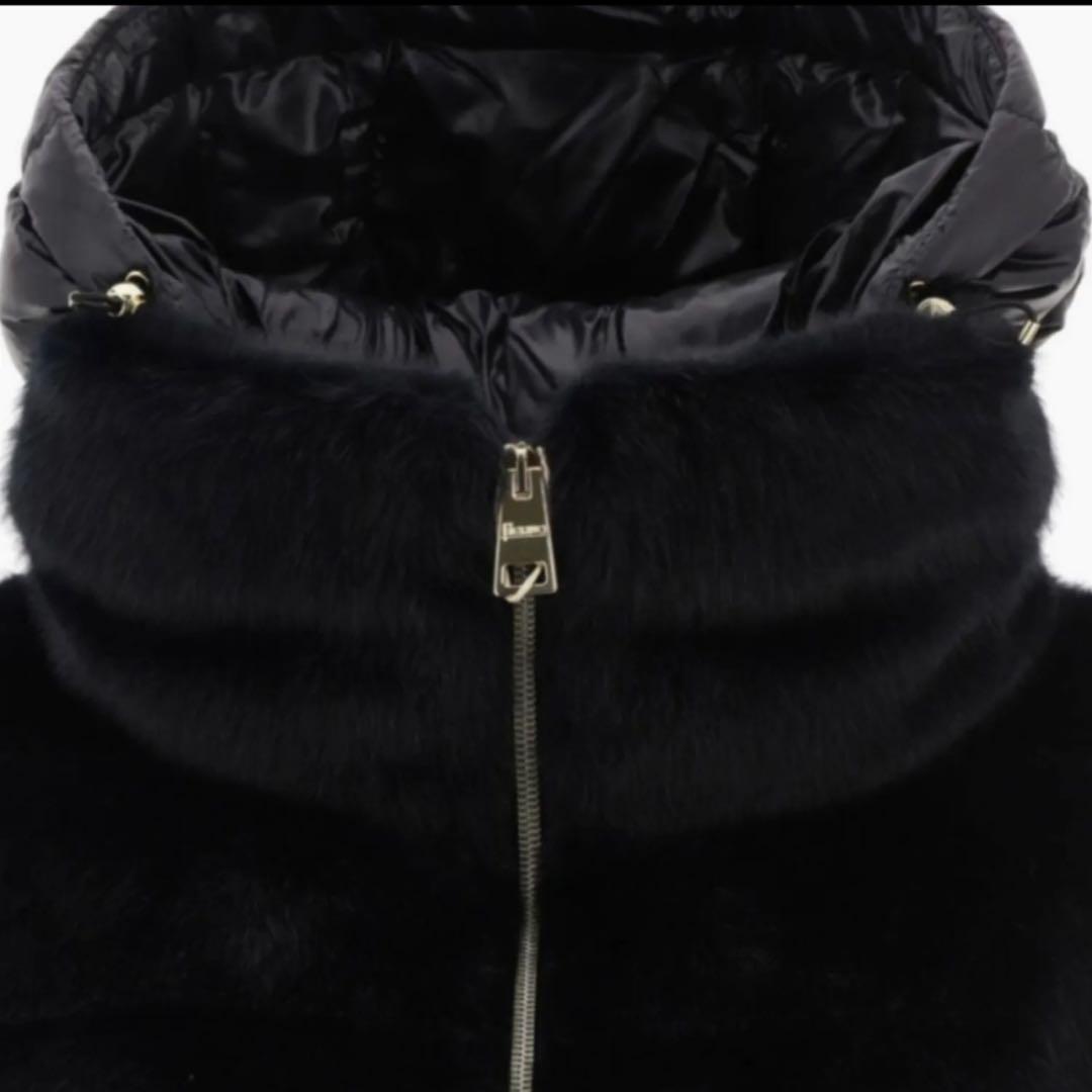 ヘルノ　HERNO★ フェイクファーベスト　42