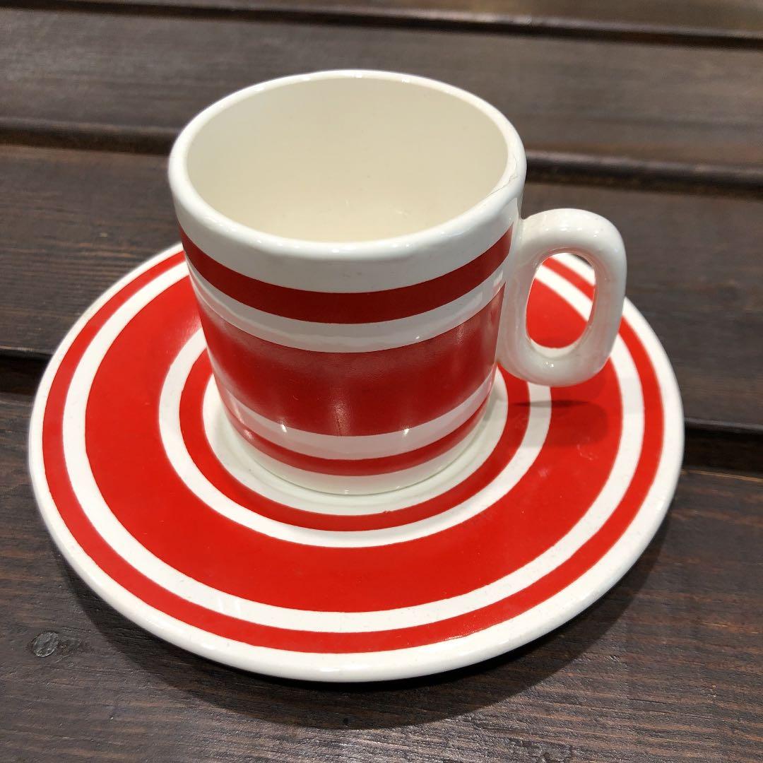 フランスアンティーク　SALINS デミカップ3客セット