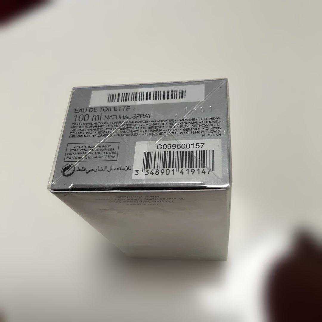 香水(男性用) Dior HOMME Eau de Toilette 100ml