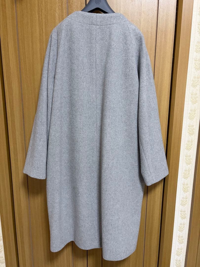 MACPHEE トゥモローランド　グレー フード付きロングコート　3way